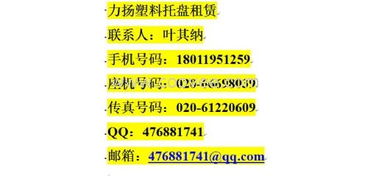 中山塑料托盘租赁服务 力扬出租助您降本增效